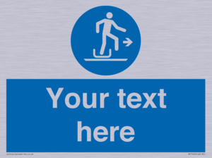 Custom Alighting from a toboggan to the right